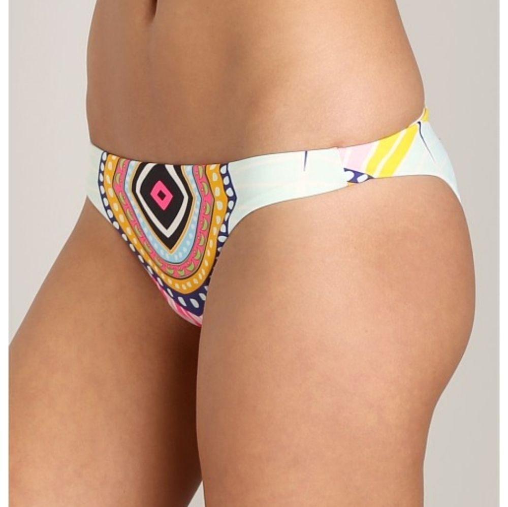 Mara Hoffman Low Rise bikini Bottom Rays Pink tribal print